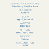 Blueberry, Burundi