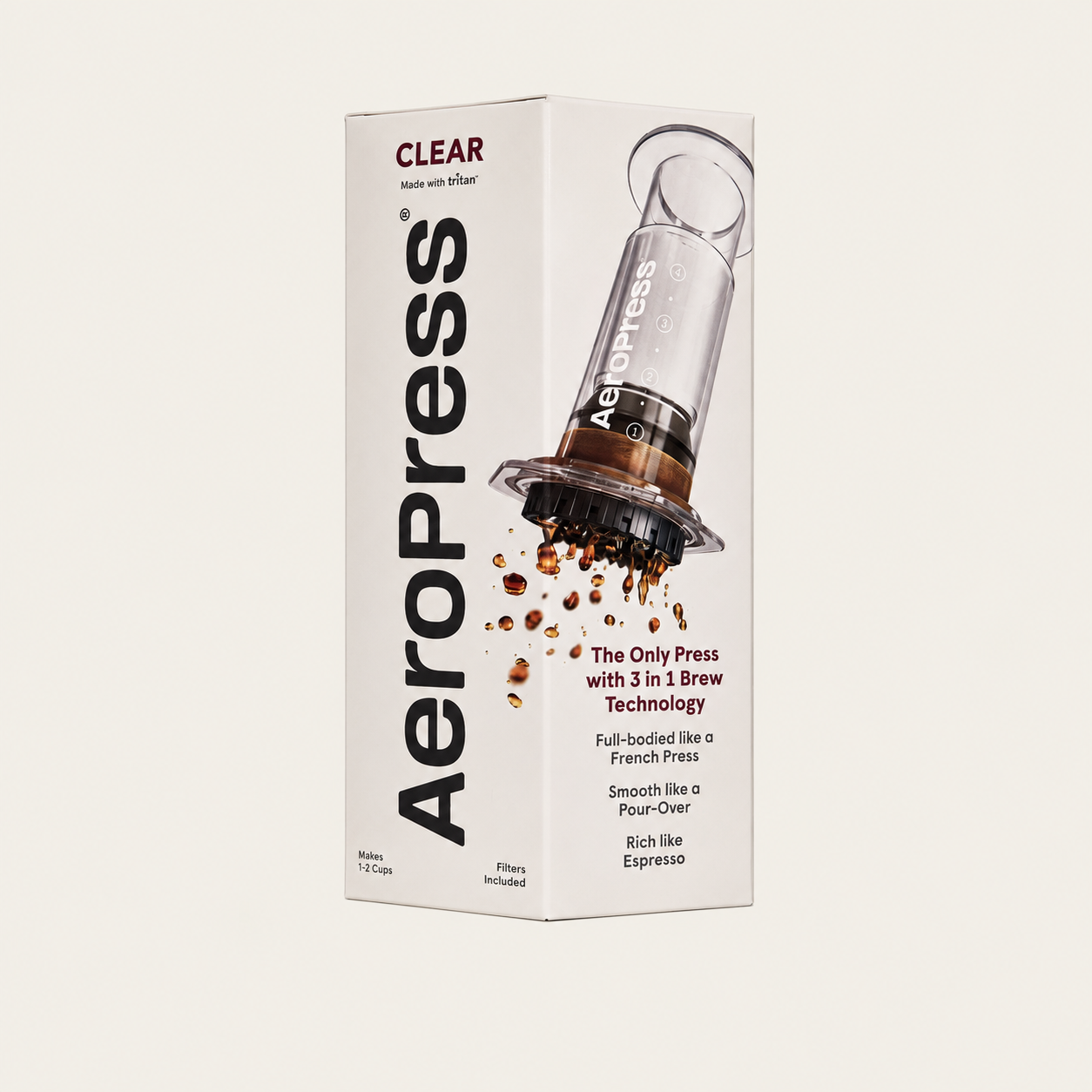 AeroPress Coffee Maker – Clear